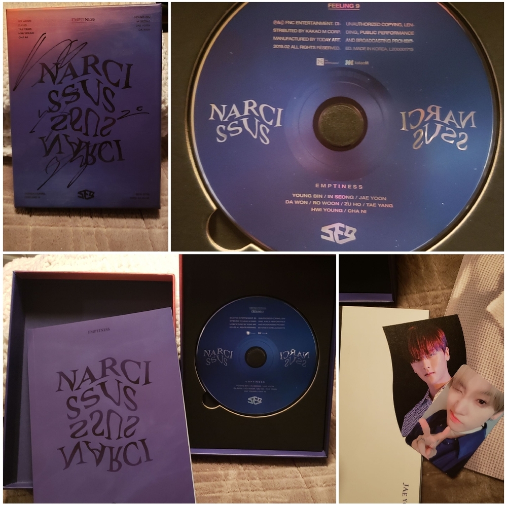*SIGNED* SF9 NARCISSUS CD & Book KPOP